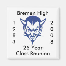 BlueDevil, CLASS, 1983, Bremen Hig... - Customized Fridge Magnets