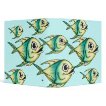 Bluefin Fish Vinyl Binder