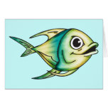 Bluefin Fish Greeting Card