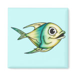 Bluefin Fish Fridge Magnet
