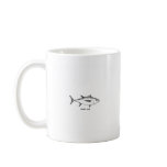 Bluefin Tuna Line Art Logo Mug
