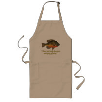 Bluegill Fishing Quote Apron