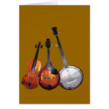 Bluegrass Band Filtered Cards