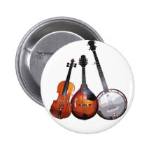 Bluegrass Band Filtered Pinback Button