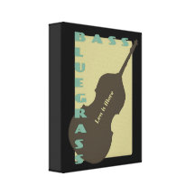 Bluegrass Bass: Less is More Stretched Canvas Prints