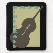Bluegrass Bass: Less is More Mouse Pads