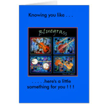 BLUEGRASS GREETING CARD