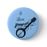 Bluegrass music with banjo buttons