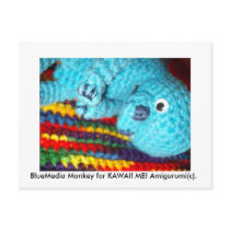 BLUEMEDIA MONKEY POST CARD