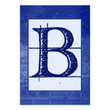 Blueprint "A" Wedding RSVP Personalized Invite