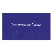 Blueprint / Engineering Business Card Templates