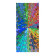 Blueray Cosmic Blue Spectrum Custom Rack Cards