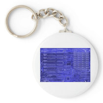 blueray - electronic circuit board key chain