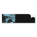 Blues Booze & Tattoos, kool Skull design, bumper stickers