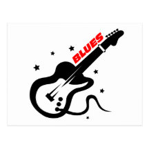 Blues Guitar Post Cards