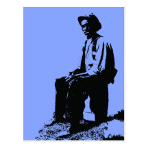 Blues Man Post Cards