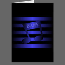 blues music cards