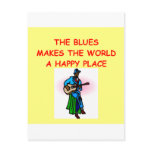 blues music post cards