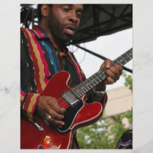 Blues Player Custom Flyer