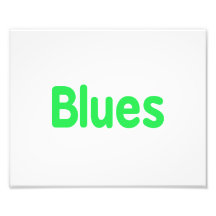 Blues word mint music design.png photo