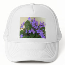 Bluest Blue Violets Hat