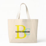 Bluetick Coonhound Breed Monogram Canvas Bags