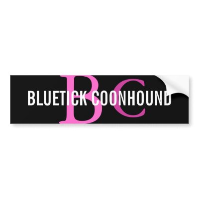 Bluetick Coonhound Breed Monogram by FCACshelter