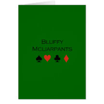 Bluffy Mcliarpants T-shirt Card