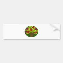Blumengesteck flower arrangement auto sticker