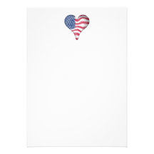 Blur Painting USA Flag Invites