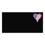 Blur Painting USA Flag Photo Greeting Card