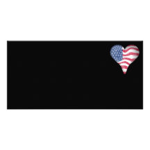 Blur Painting USA Flag Photo Greeting Card