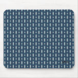 Blurple Beaded Curtain Design Mouse Pads