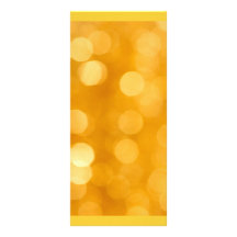 BLURRED BOTEK GOLDEN YELLOW CIRCLES PATTERN DIGITA CUSTOM RACK CARD