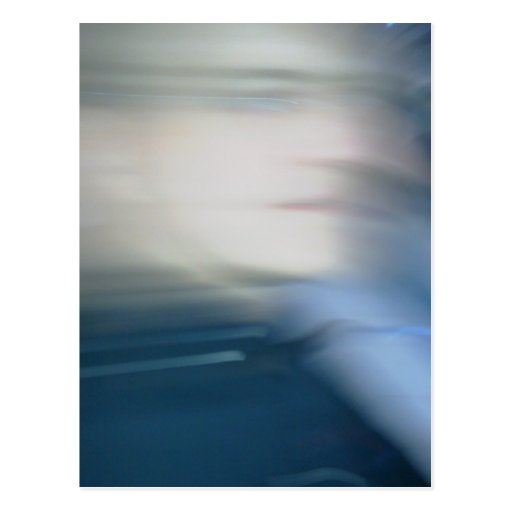 blurred vision post card