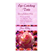 Blushing Rose Business Advert Rack Cards