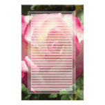 Blushing Rose Lined Stationery