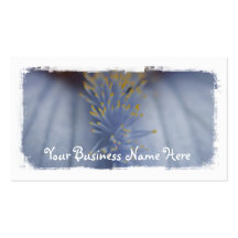 BLYE Blue and Yellow Iris Business Card Template
