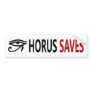 BMP Horus Saves !!! Bumper Stickers