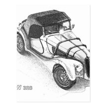 BMW 328 POSTCARDS