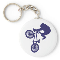 BMX BIKE RIDER KEYCHAIN