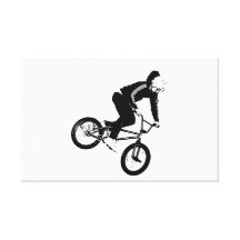 BMX Biker Canvas Prints