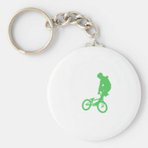 BMX Green Key Chains