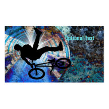 BMX in a Grunge Tunnel Business Card