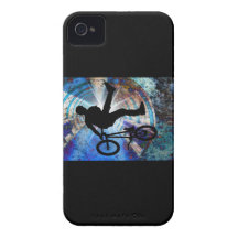 BMX in a Grunge Tunnel iPhone 4 Case-Mate Case