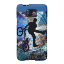 BMX in a Grunge Tunnel Samsung Galaxy SII Cases