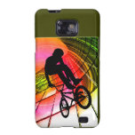 BMX in Lines & Circles Galaxy SII Cases