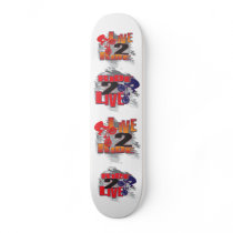 BMX Live to Ride Ride to Live Custom Skate Board