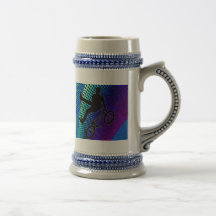 BMX on Fractal Movie Marquee Mug