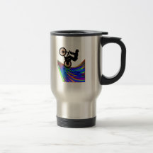 BMX on Rainbow Road Mugs